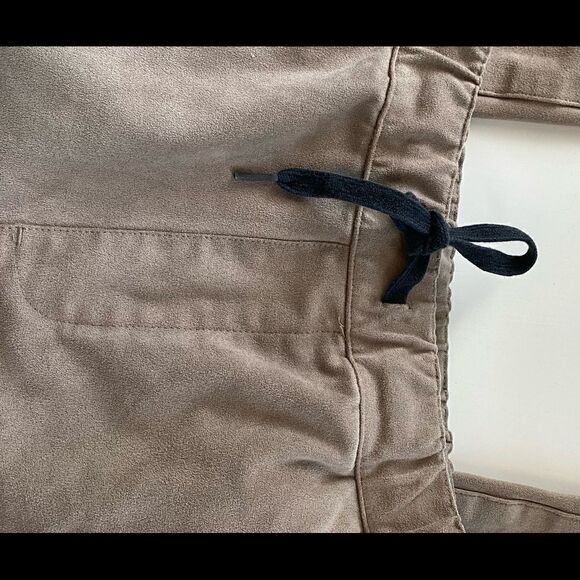 PacSun Tan Faux Suede Jogger Pants Size Small - Picture 5 of 14